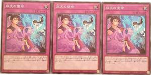 【遊戯王】双天の使命 3枚セット ノーマル 罠