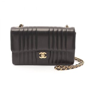 シャネル マドモアゼル ブランドオフ CHANEL ラムスキン（羊革） ショルダーバッグ ラムスキン 中古 レディース