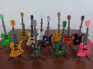 hide ギターコレクション シークレット含む12種類 コンプリート hide guitar collection 箱・説明書無し 1円スタート XJAPAN