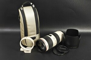 ▼美品 Canon キャノン EF70-200mm F2.8L IS II USM 望遠ズームレンズ 前後キャップ・フード・マウントリング・ケース付属