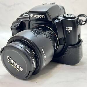 キャノン Canon EOS 5 １眼レフ フィルムカメラ 0.5m/1.6ft　28-105㎜ ultrasonic 付き 動作未確認 ジャンク 現状品