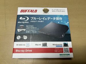 【中古】BUFFALO BRXL-PT6U2V-BKD ポータブルブルーレイドライブ ブラック パソコン バッファロー ブルーレイドライブ 