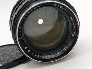 ★実用良品★ ミノルタ Minolta AUTO ROKKOR-PF 58mm f1.4 単焦点 オールドレンズ　#1713_59-39