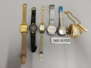 0601B103　時計　腕時計　懐中時計　ジャンク品　おまとめ　SEIKOセイコー　Christian Dior 　BUREN　など　