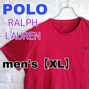 C279【POLO RALPH LAUREN】半袖プリントTシャツ【メンズXL】