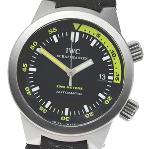 IWC IWC SCHAFFHAUSEN IW353804 アクアタイマー オートマティック2000 デイト 自動巻き メンズ _826751