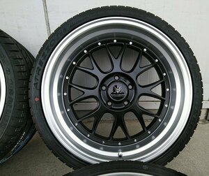 【新品4本セット】 クラウン タイヤホイール 225/40R19 245/35R19 19インチ BD00 F/8.5J +35 R/9.5J +38