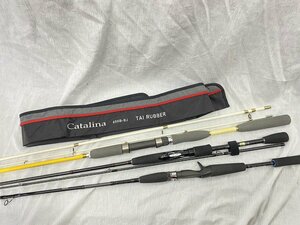 ■大人気【釣り具ロッドセット DAIWA ダイワ Catalina キャタリナ 65HB-BJ TAI RUBBER SHIMANO シマノ Sephia セフィア CI4 S800ML 遊撃手3