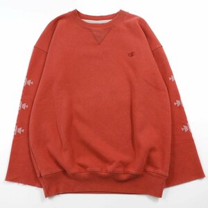 Champion チャンピオン × Mellow スウェット リメイク Size L #23351 アメカジ カジュアル トレーナー