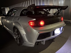 新作　未塗装　クラリス製　マツダ　RX-8　リア　バンパー　前期　SE3P　GT系　スピード　