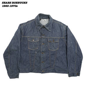 SEARS ROEBUCKS DENIM JACKET 1960s 1970s 46-R JA24127 Vintage シアーズ ローバック デニムジャケット ヴィンテージ 1960年代 1970年代