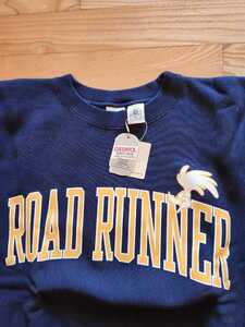 送料込★東洋 CHESWICK チェスウィック　CH66786 ROAD RUNNER ロードランナー　SPORTS WEAR 厚手トレーナー リバースウィーブ ネイビー　M