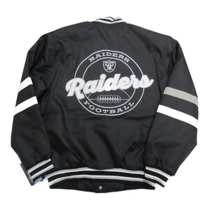 BD12)JH Design RAIDERS NFL ポリツイルジャケット/RAIP03SST9/XS/USサイズ/レイダース