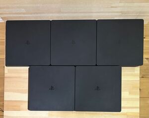 sony プレステ4 PS4 本体 動作品5台まとめ売り cuh-2000 500GB 初期化済み すべて封印シールあり ブラック 大量