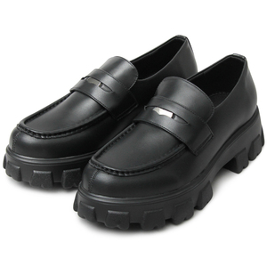 ☆ BLACK ☆ M(26-26.5cm) ☆ glabella SQUARE TOE DERBY SHOES glabella グラベラ ローファー 厚底 ドレスシューズ シューズ 厚底ソール