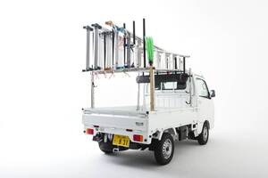 《脱着式》　軽トラ用　荷台キャリア【軽トライアングル】 伸縮なし110タイプ　鳥居　馬　ステンレス製　アクティ・キャリィ・ハイゼット