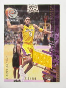 2000 UD e volve Game Jersey Kobe Bryant/300 Lakers コービー・ブライアント ジャージ レイカーズ 殿堂入り MVP レブロン・ジェームス