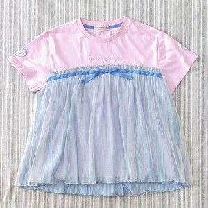 △送料込△★美品★メゾピアノジュニア＊コンテスト受賞＊半袖カットソー＊M/150㎝