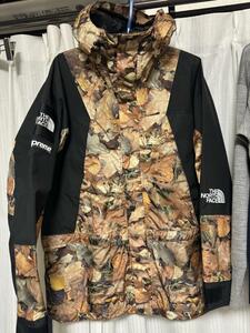 Supreme North Face mountain light jacket Mサイズ シュプリーム ノースフェイス マウンテンパーカー 落ち葉 枯葉 Camo Leaves 2016 落葉