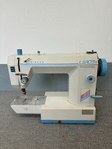 ☆M SINGER シンガー LW103s 職業用ミシン ジャンク品 ハンドクラフト 職業用 ミシン 手工芸 裁縫 