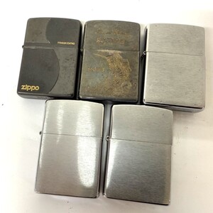 H946■▲ Zippo ジッポ オイルライター 5点セット カジキ Limited Edition No.0155 TITANIUM COATING チタニウム