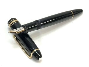 1000円スタート 万年筆 MONTBLANC モンブラン マイスターシュテュック No.146 ブラック ペン先 4810 14K 585 筆記用具 文房具 WHO D3035