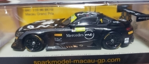 新品 1/43 スパーク Mercedes-AMG GT3 No.1 Mercedes-AMG Team GruppeM Racing 3rd FIA GT World Cup Macau 2018　Edoardo Mortara