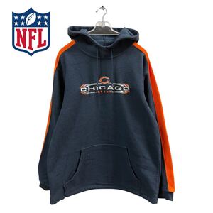 USA古着卸 洗濯済 NFL フリースパーカー CHICAGO BEARS シカゴベアーズ fleece 古着 アメリカ古着 plywood 2326