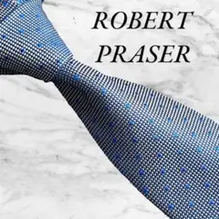 Robert Fraser ネクタイ　ドット　ブルー