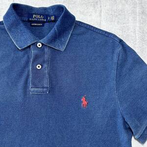 POLO RALPH LAUREN ポロシャツ ポロ ラルフローレン 刺繍　　ワンポイント CUSTOM SLIM FIT カスタム スリム フィット 半袖 玉10049