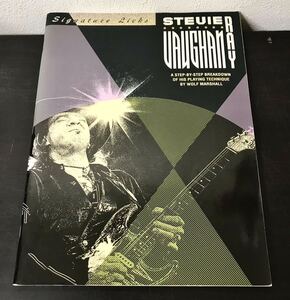 br02◎輸入版 Stevie Ray Vaughan/スティーヴィー・レイ・ヴォーン ギタースコア CD付 1991年/signature Licks/楽譜