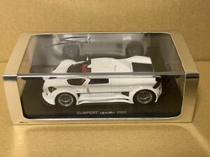 スパーク 1/43 グンペルト アポロ 2005 ロードカー　ホワイト Spark 1/43 MINIMAX Gumpert Apollo 2005 Roadcar White レア