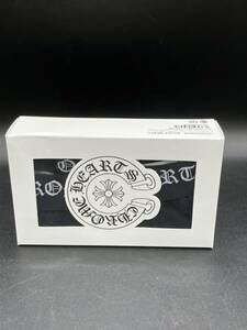 新品 CHROME HEARTS クロムハーツ ショートボクサーパンツ L 黒x白