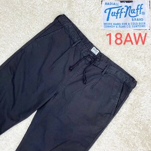 【18AW★】W32 美品 RADIALL/Tuff nuff ヘリンボーンイージートラウザーパンツ/黒◆ラディアル (9)