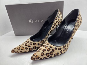 ダイアナ DIANA パンプス ライトブラウンラム【CA19-100】D.IANA レディース 23.5cm