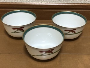 新品、香蘭社の湯呑み３客セット★1980円即決★コップ、湯飲み、カップ