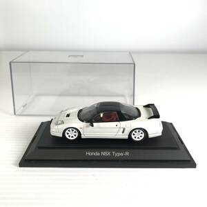 □中古品□ EBBRO エブロ ミニカー 1/43 HONDA ホンダ NSX タイプR ホワイト 一部破損あり