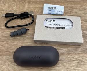 ・SONY／ソニー／WF-C500・ワイヤレスステレオヘッドホン／黒／美品