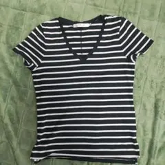 AZUL basic 　ボーダー Tシャツ 　トップス 　Sサイズ