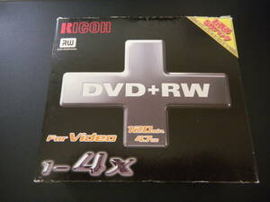 RICOH　リコー　録画用 DVD+RW　120分 4.7GB　5枚組　新品未使用品