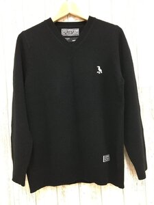 128B NEIGHBORHOOD CROW CLASSIC V/W-KNIT LS NTNH-KN-M01 ネイバーフッド ニット 【中古】