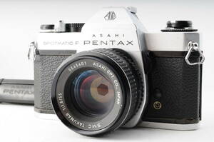 【動作訳あり】ペンタックス ASAHI PENTAX SPOTMATIC F /SMC TAKUMAR 1:1.8/55 フィルムカメラ レンズセット