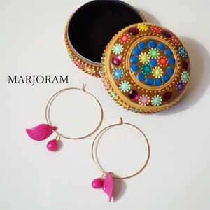 MARJORAM ピアス マジョラム ピンク 240412-64