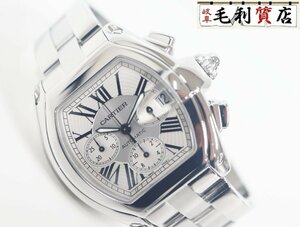 カルティエ Cartier ロードスター クロノグラフ W62019X6 ステンレス 自動巻き メンズ 【中古】 時計