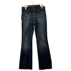 7For All Mankind セブンフォーオールマンカインド ユーズド加工 ブーツカット デニムパンツ size26/インディゴ