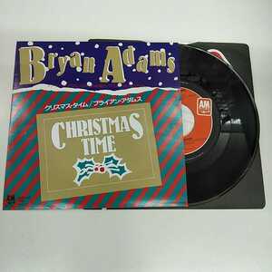 ♪ ブライアン・アダムス　Bryan Adams　クリスマス・タイム　CHRISTMAS TIME　日本盤　7inch SINGLE