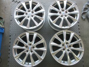 8193R2○　17×7J PCD100 5H +55 weds NEXTA アルミホイール JW　4本　良品　【本州四国九州送料無料