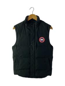 CANADA GOOSE◆BLACK LABEL/GARSON VEST/ダウンベスト/XS/ポリエステル/BLK/無地/4151MB