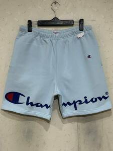 Supreme×Champion シュプリーム チャンピオン Sweat Pant ハーフショートスウェット パンツ スカイブルー S 　 BJBD.E