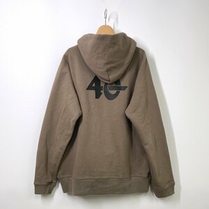 【定価2.2万円】nonnative ノンネイティブ DWELLER HOODY COTTON SWEAT 40 スウェットパーカー 2 ブラウン 茶 プルオーバー 刺繍 ロゴ